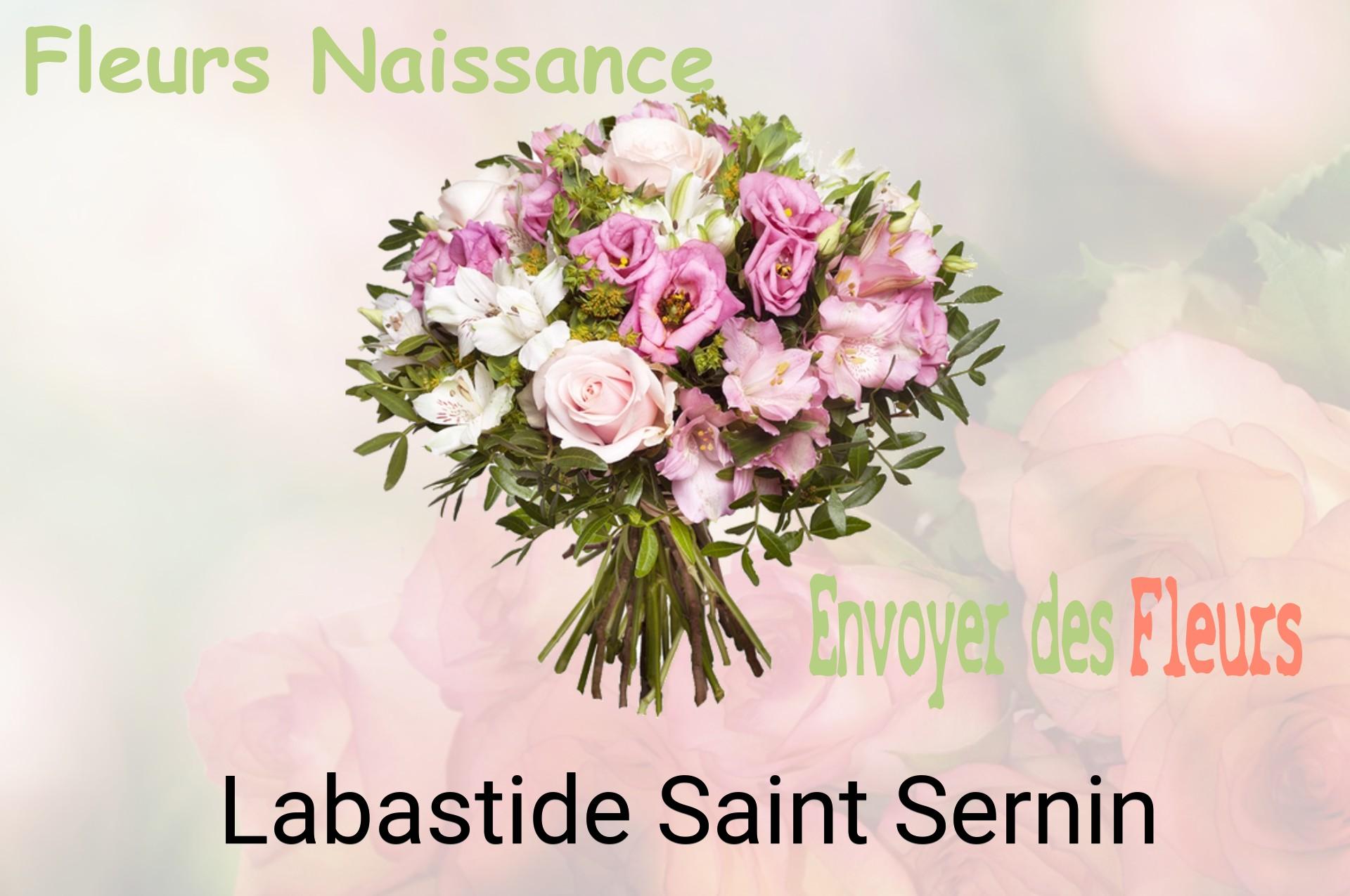 Bouquet de fleurs de naissance livré à Labastide-Saint-Sernin
